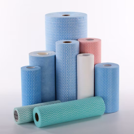 Heavy Duty Nonwoven Cloth Spunlace Kitchen Cleaning Wipe