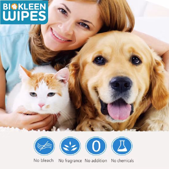Biokleen 35 CT Travel Size, Cina, Fornitori, Sensibili, Grandi, Prodotti amichevoli, Prodotto, Rivenditori di lusso, Igiene di cani e gatti, Salviette umidificate asciutte per animali domestici