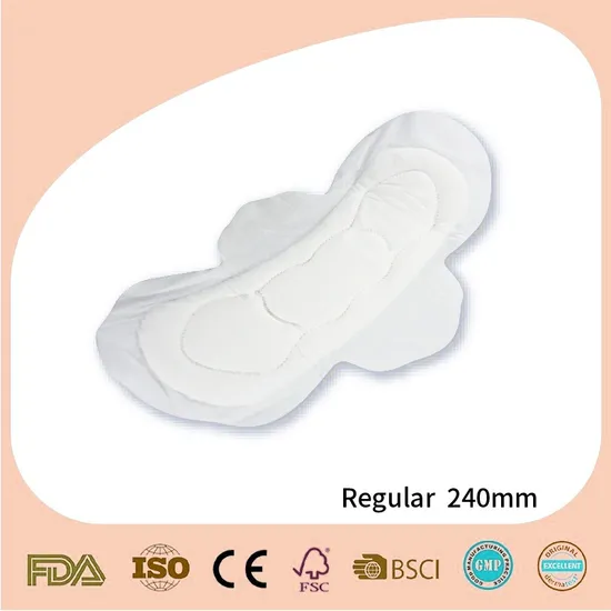Wholesale Good Quality Sanitary Napkin Disposable Cotton Cheap Sanitary Pad Towel Manufacturer in China