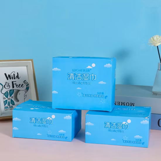 Antibacterial Refreshments Cleansing Flushable Wet Wipes Cleaning Lint Free Hand Sanitizing Alcohol Wipes in Buckets