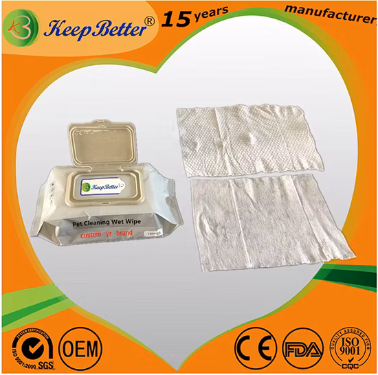 Salviette per cuccioli per cani e gatti, salviette per cuccioli in pile extra umide e spesse